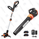 Refurb WORX WG921 20V PowerShare Grass Trimmer / Edger & Leaf Blower with Two Batteries | $67 | eBay | Discount shown at checkout
Refurb WORX WG170 GT Revolution 20V PowerShare Cordless Electric String Trimmer/Edger with Two Batteries | $42 | eBay | Discount shown at checkout